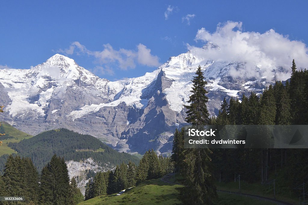 Eiger, Le Monch et Jungfrau - Photo de Alpes européennes libre de droits