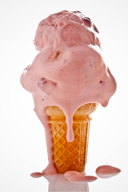 Ice cream cone stock photo