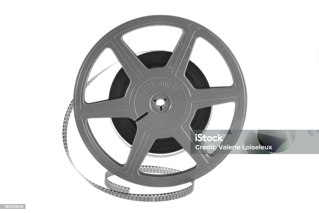 Film reel Film reel on a white background. Film Reel Stock Photo