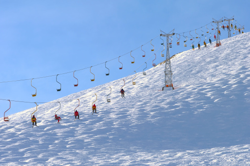 Ski slope  mt. CHEget.