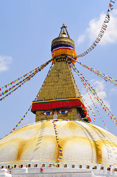 부다나트 스투파 - nepal buddha monkey temple tibet 뉴스 사진 이미지