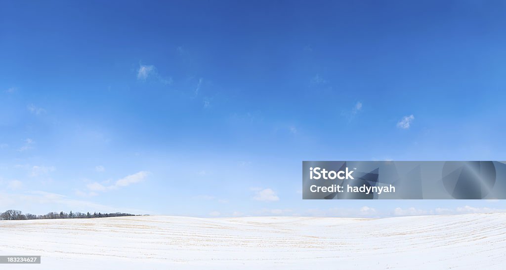 冬の「panorama 」－ユキコ風景 - なだらかな起伏のある地形のロイヤリティフリーストックフォト