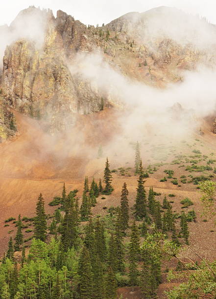 istock Rocky Mountain Valley Mist Weather 183235447