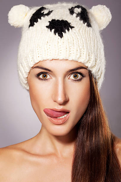 istock Beautiful woman in winter hat 183236046