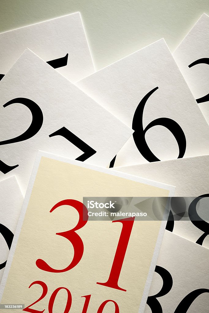 Kalender. Letzter Tag des Jahres - Lizenzfrei 2010 Stock-Foto
