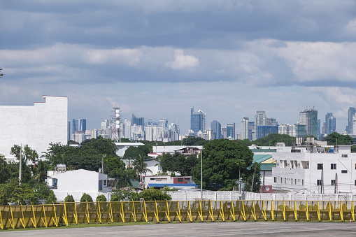 Metro Manila cityscape with many skyscrapers