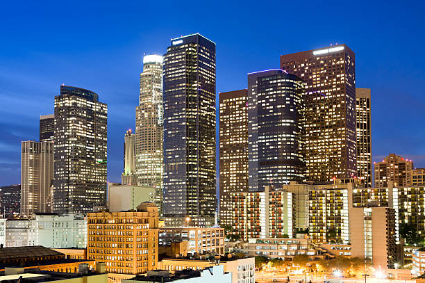 istock Downtown Los Angeles at Dusk 183236784