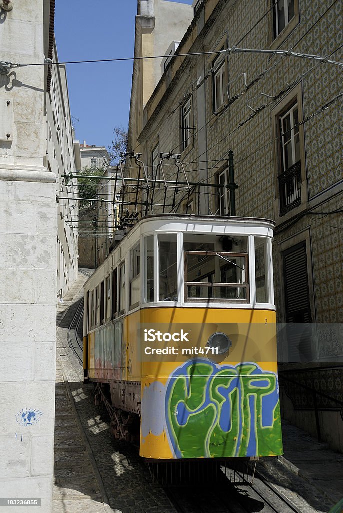 Eléctrico Lisboa - Royalty-free Amarelo Foto de stock
