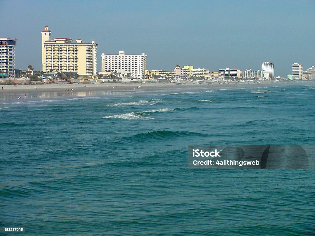 Litoral da Flórida-Daytona Beach - Foto de stock de Praia royalty-free