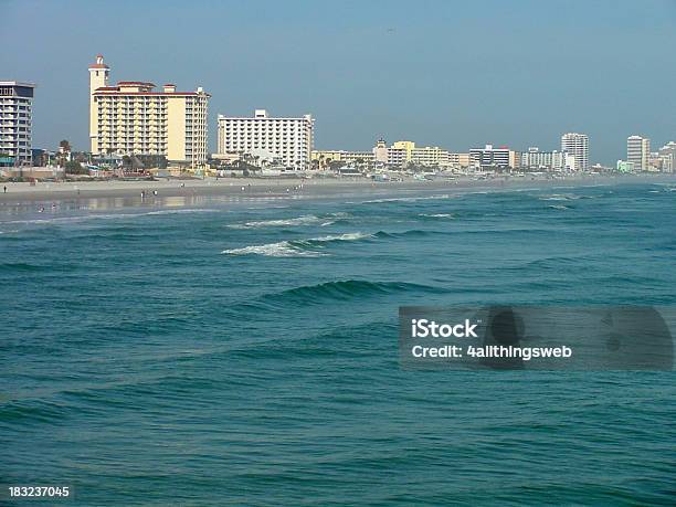 Foto de Litoral Da Flóridadaytona Beach e mais fotos de stock de Praia - Praia, Praia de Daytona, Arrebentação