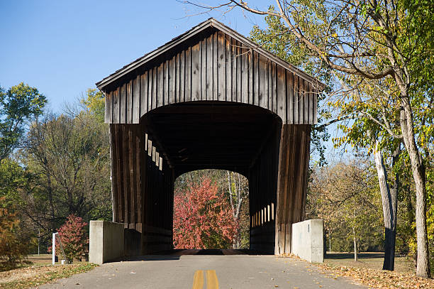 istock Looking Through the Brownsville Covered Bridge 183237559