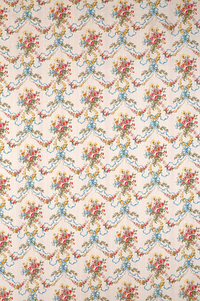istock Rose Moss Antique Floral Fabric 183237587