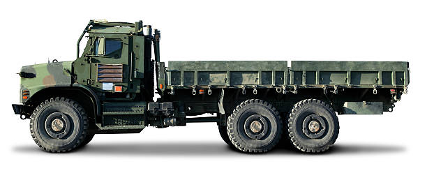 exército caminhão em branco - truck military armed forces pick up truck - fotografias e filmes do acervo
