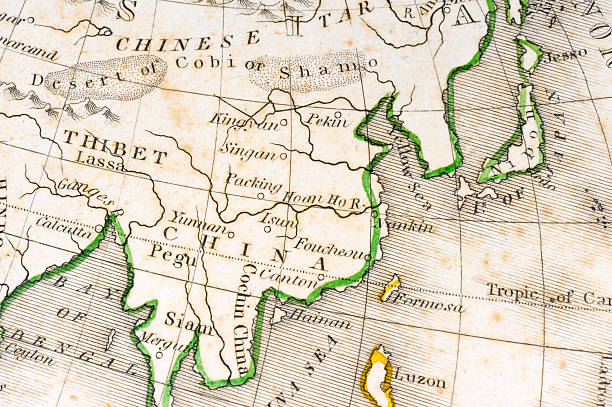 istock Detail of an Old Map 183237720