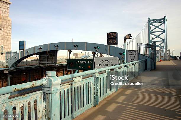 Ponte Ben Franklin Passeio - Fotografias de stock e mais imagens de Arquitetura - Arquitetura, Céu, Destino de Viagem