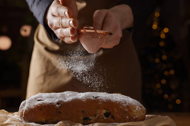 istock the cook sprinkles the pie with powdered sugar 1832377293