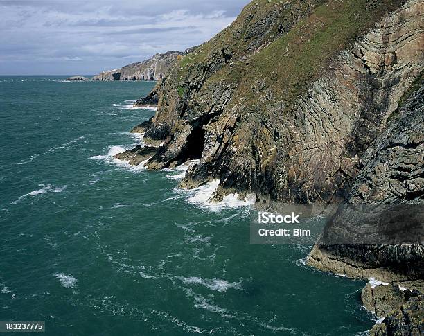 Rocky Coastline In Wales Stock Photo - Download Image Now - Anglesey - Wales, Bay of Water, Beach