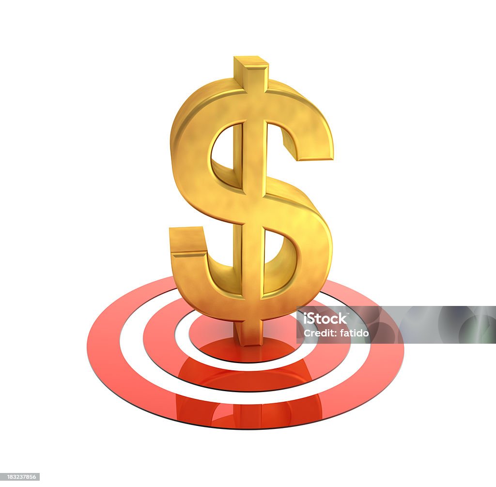 Target Dollar Abstract Stock Photo