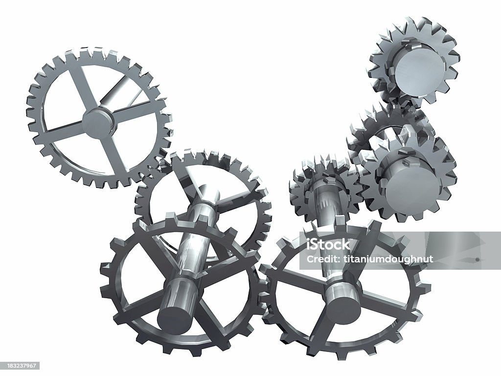 Gears A complicated system of gears. Complexity Stock Photo