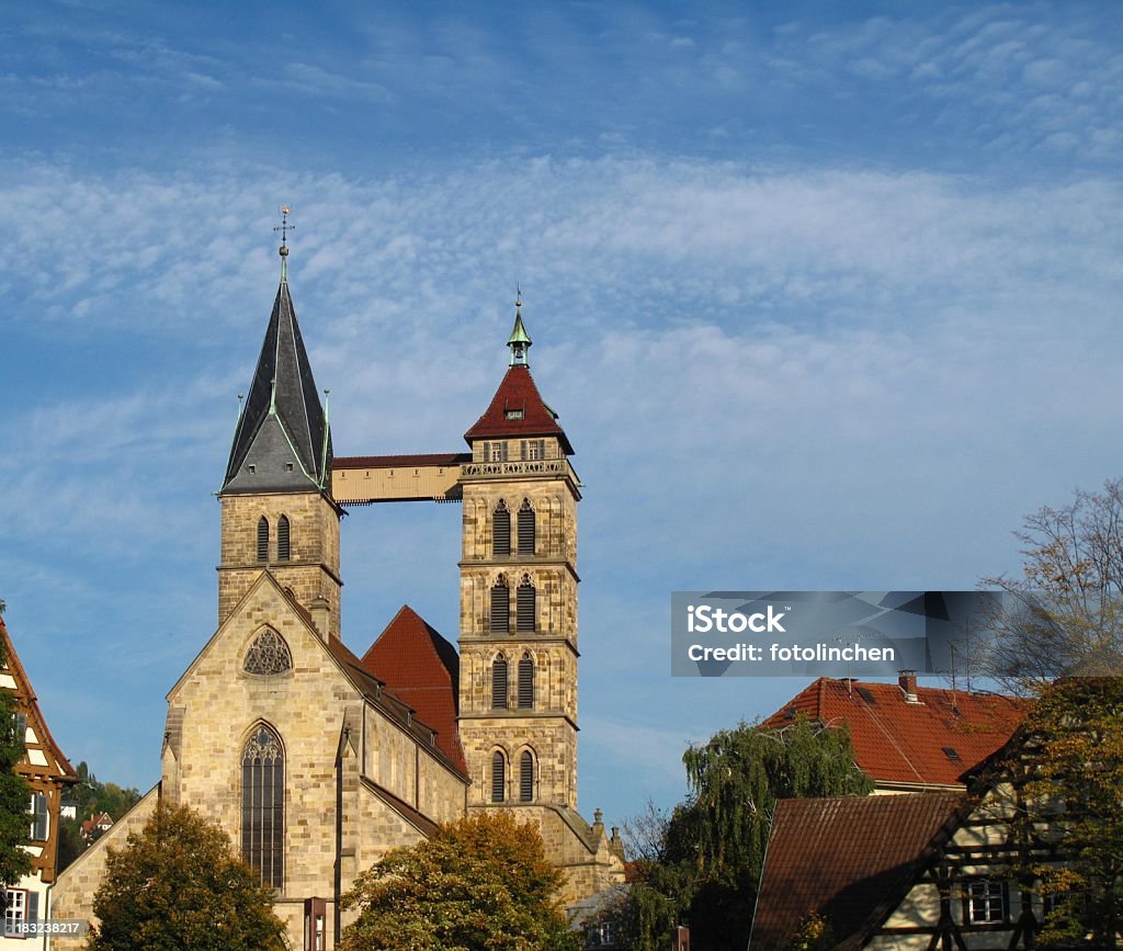 Kirche in Esslingen am Neckar - Lizenzfrei Alt Stock-Foto