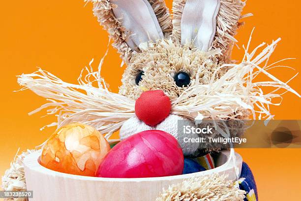 Coelhinho Da Páscoa Com Cesta - Fotografias de stock e mais imagens de Hotel - Hotel, Páscoa, Abril