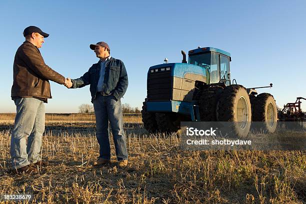 Farmers Handshake Stock Photo - Download Image Now - Farmer, Handshake, Talking