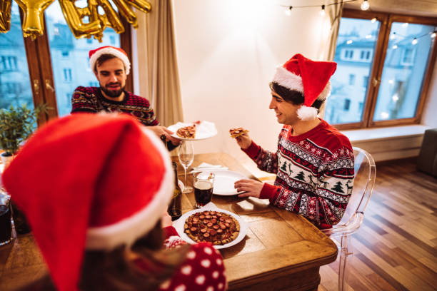 istock friends dining together for christmas 1832387053