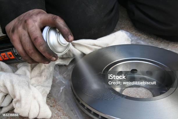 Brake Disk Cleaner Stock Photo - Download Image Now - Cleaner, Brake, Can