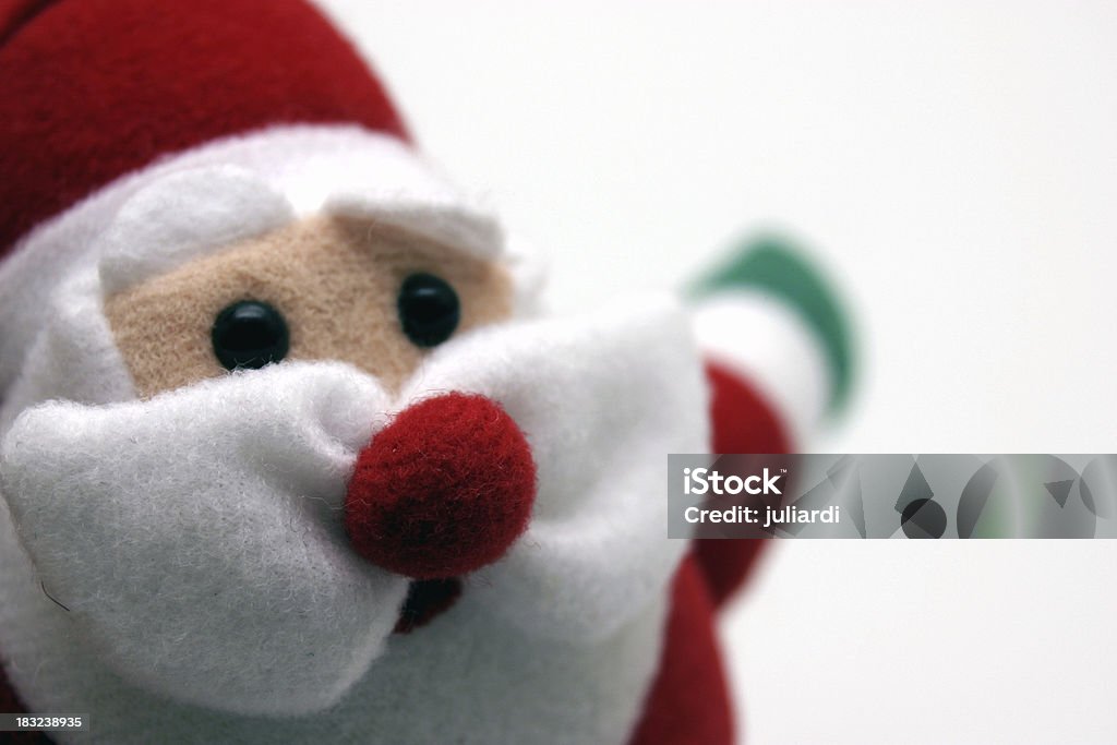 Uma linda christmas santa puppet-foco suave & em ângulo#2 - Foto de stock de Boneca royalty-free