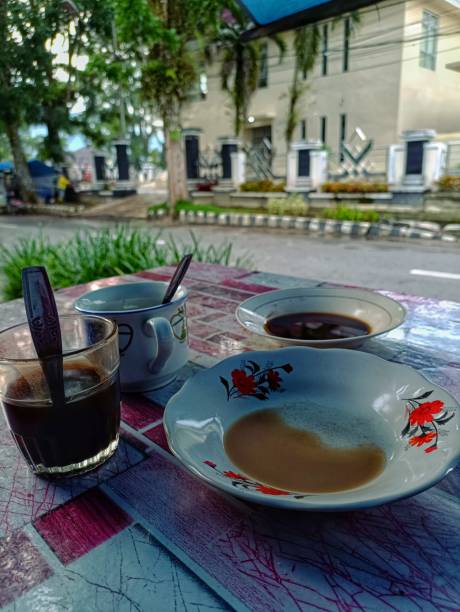 istock Enjoy black coffee and cappuccinos at roadside coffee shops 1832393879