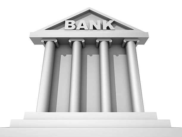 istock Bank - isolated on white with clipping path 183239389