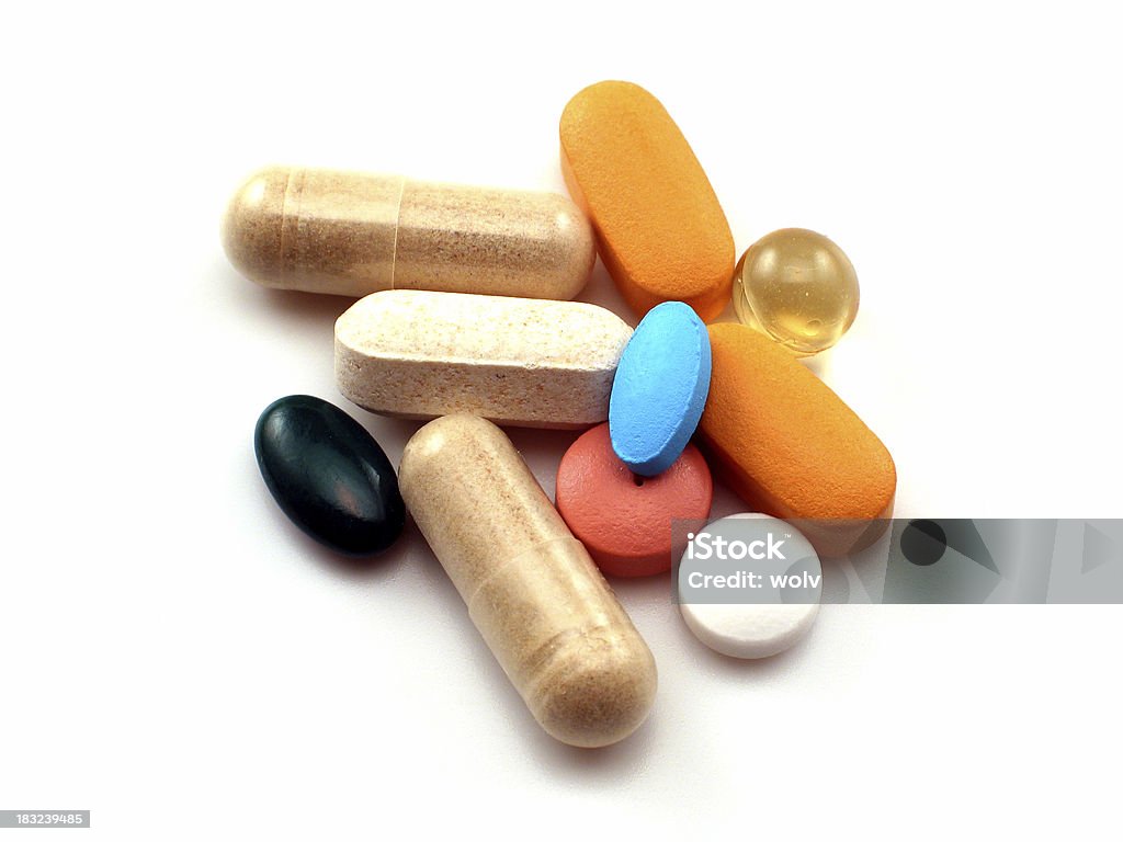 Multi medicamentos - Foto de stock de Comprimido royalty-free