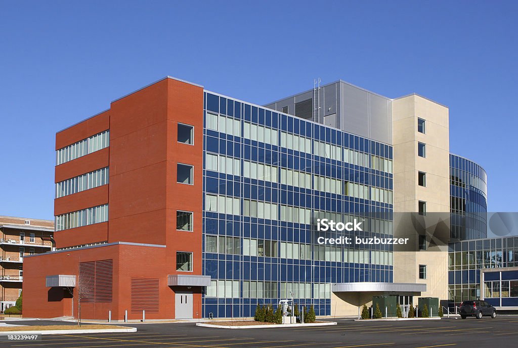 Nowoczesny Szpital Budynek z zewnątrz - Zbiór zdjęć royalty-free (Szpital)