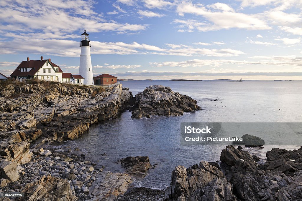 Portland Head light (phare), dans le Maine - Photo de Cap Elizabeth libre de droits