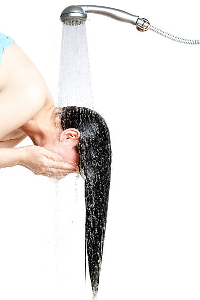 washing hair Similar images: shower women falling water human face stock pictures, royalty-free photos & images
