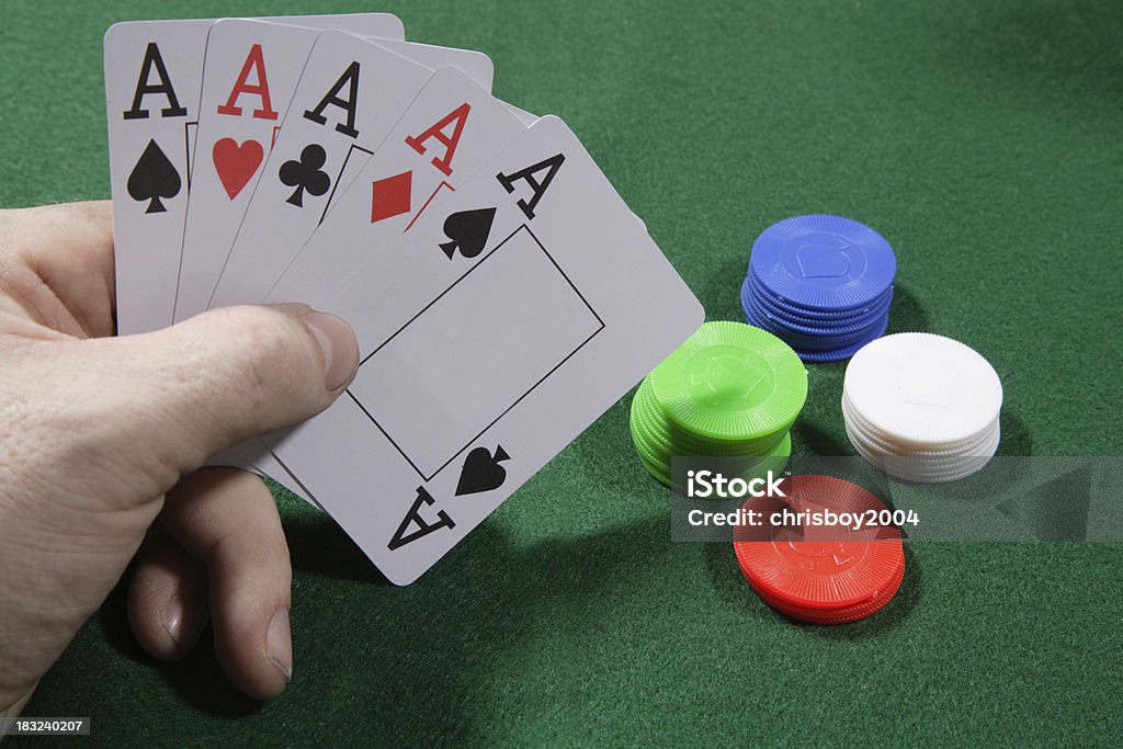 Truques de poker - Royalty-free Apostas desportivas Foto de stock