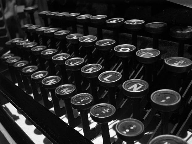 máquina de escrever antiga - playwright - fotografias e filmes do acervo