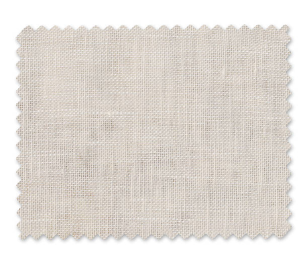 échantillon de tissu blanc - cotton gray linen textile photos et images de collection