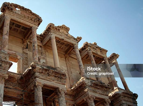 Ephesus The Library Of Celsus Stock Photo - Download Image Now - Anatolia, Ancient, Ancient Civilization
