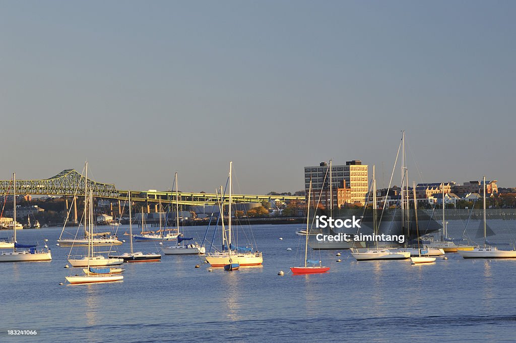 Rio Charles em Sunrise - Royalty-free Boston - Massachusetts Foto de stock