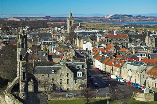 An image of the small University town of St Andrews, Scotland