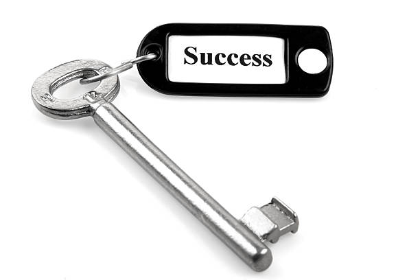 Key to success stock photo