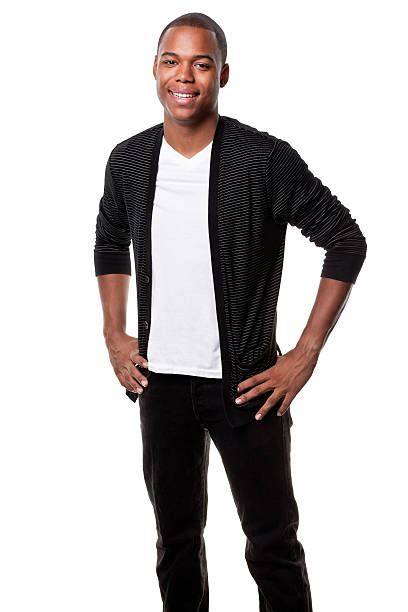 istock Happy Smiling Young Man Standing Portrait 183241655