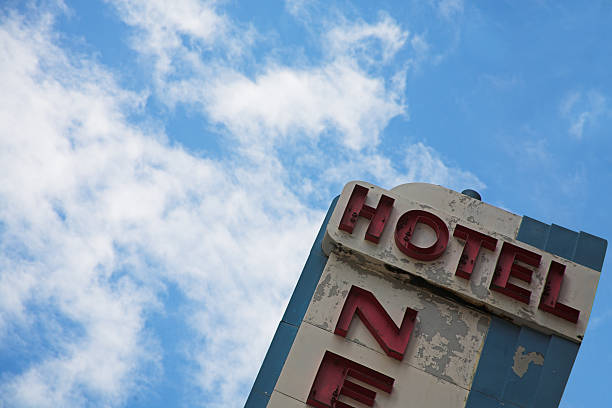 istock shabby hotel sign 183242289