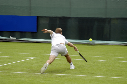 tennis backhand stroke
