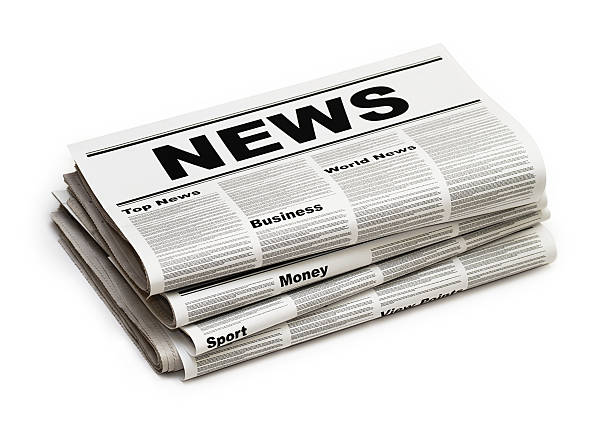 noticias de - newspaper good news the media announcement message fotografías e imágenes de stock