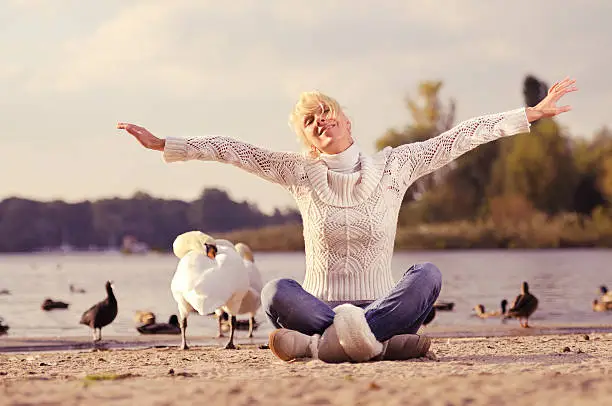 Photo of Relaxing on the lake shore