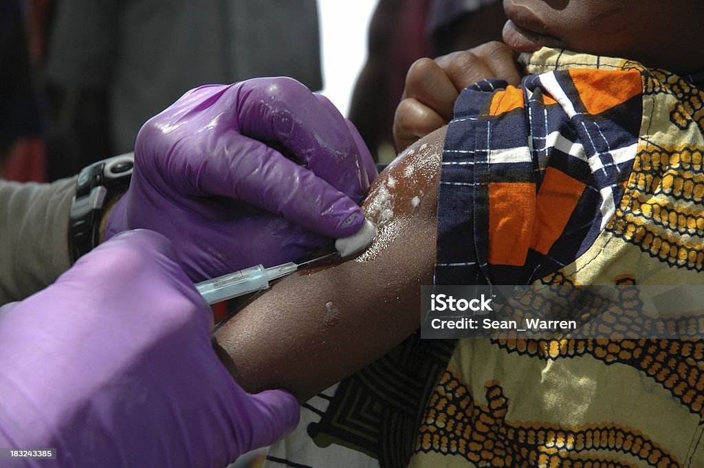 Impfungen in Afrika - Lizenzfrei Afrika Stock-Foto