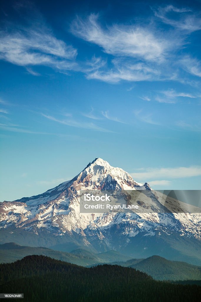 Monte Hood, Estado de Oregon - Royalty-free Pico da montanha Foto de stock