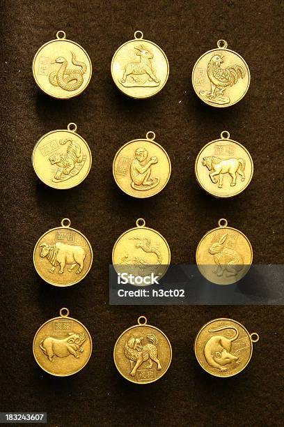 Chinese Zodiac Stock Photo - Download Image Now - Gold - Metal, Hare, Animal